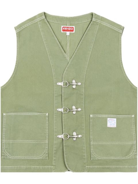 Kenzo elephant flag workwear gilet Men