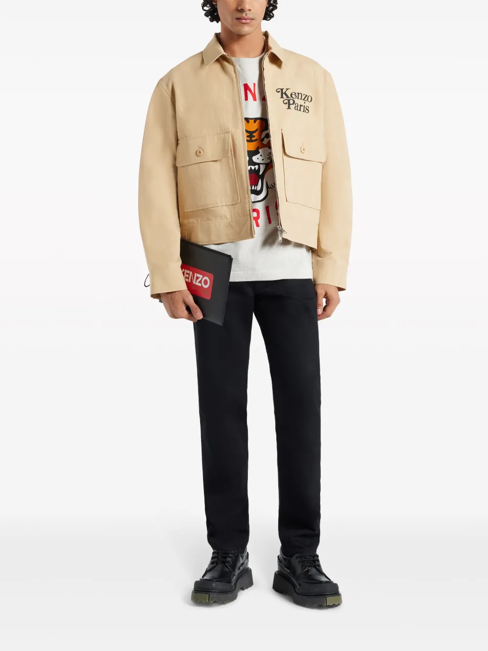 Kenzo Cropped jack - Beige