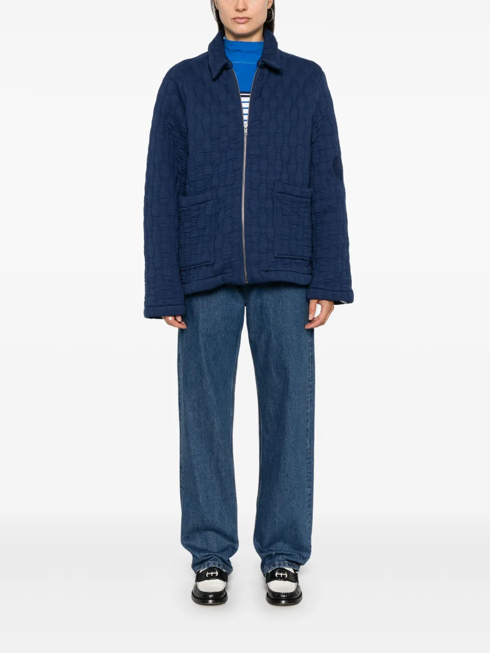 A.P.C. x Tame Impala Fish jack Blauw