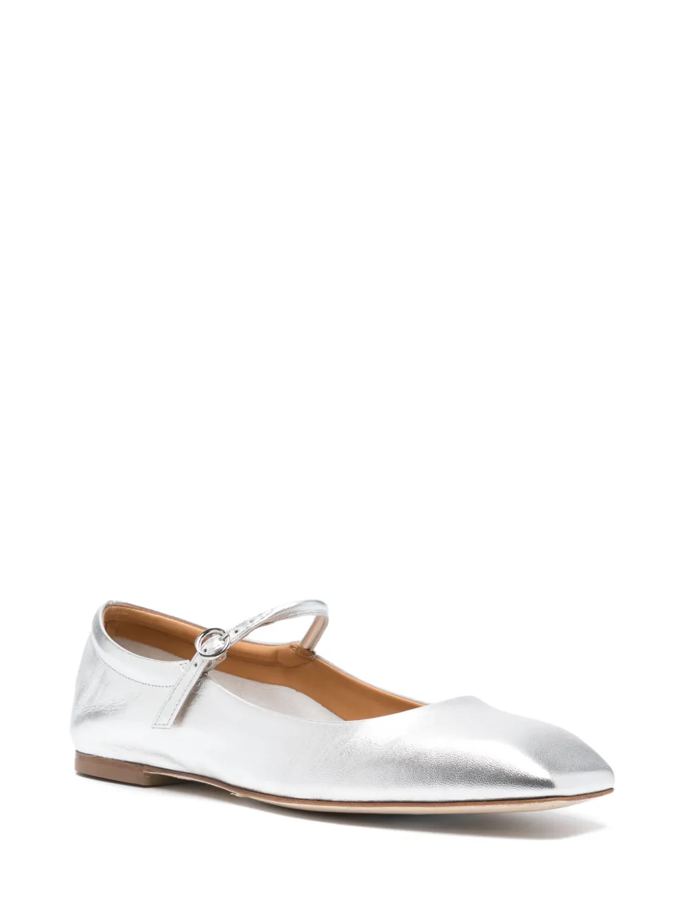 Aeyde Uma ballet flats Silver