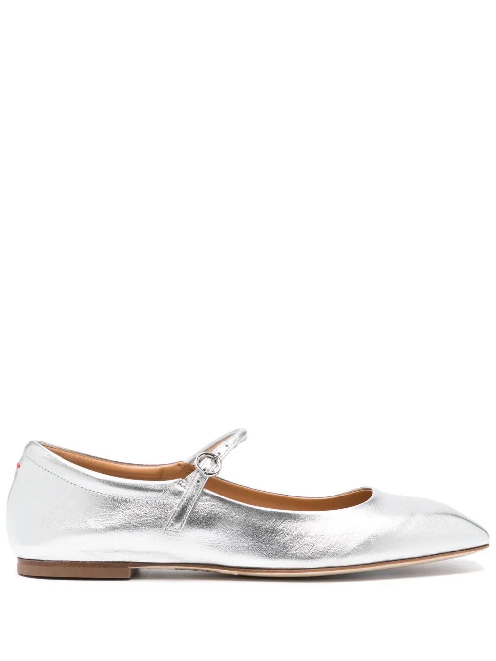 Aeyde Uma ballet flats Silver