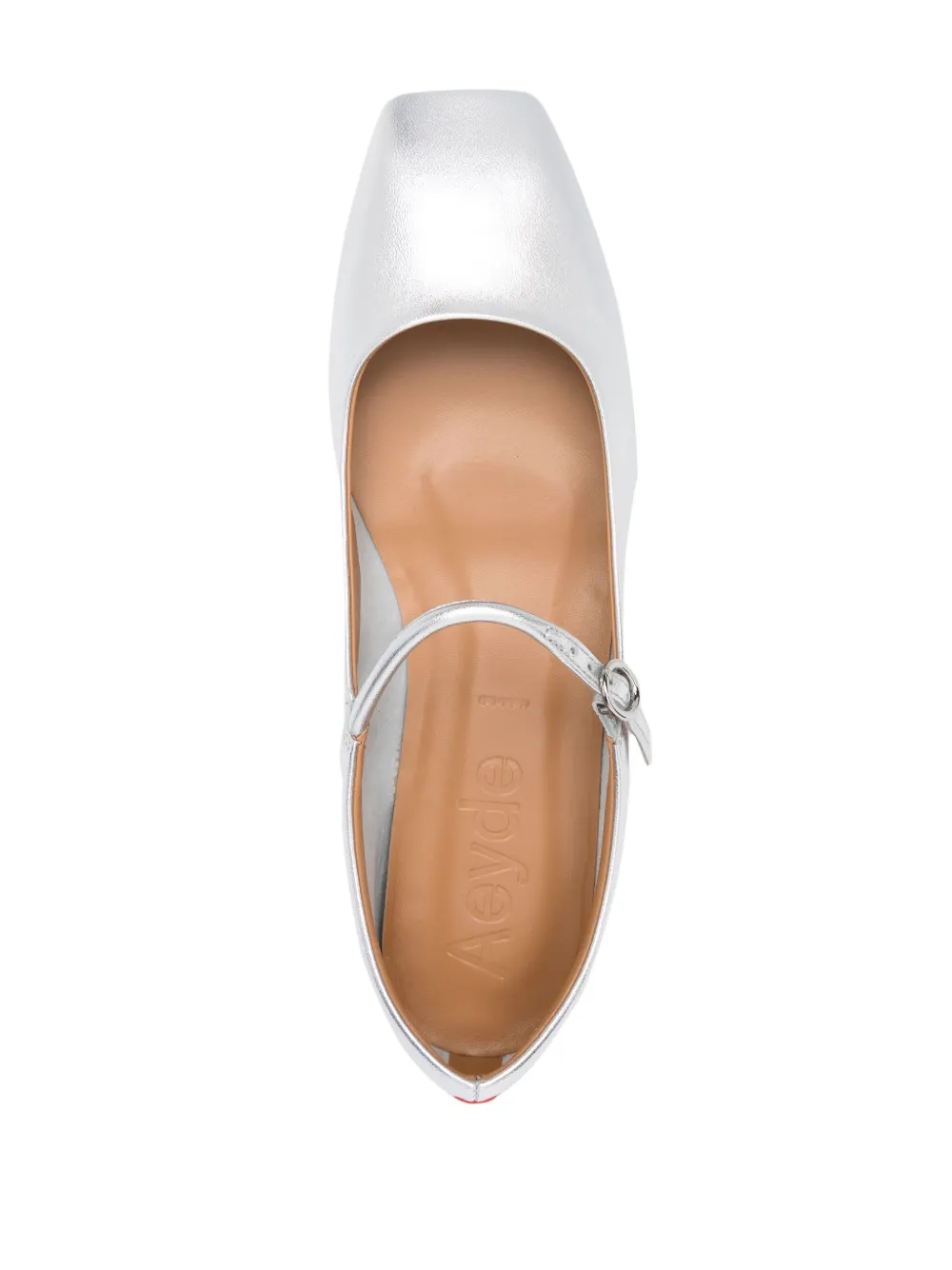 Aeyde Uma ballet flats Silver