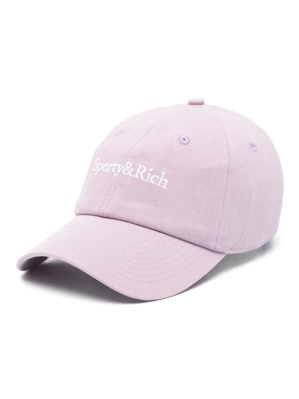 Sporty & Rich Serif pet met logo Paars