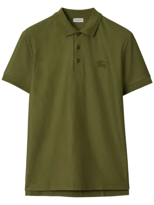 Burberry polo en coton - Vert - Burberry - Modalova