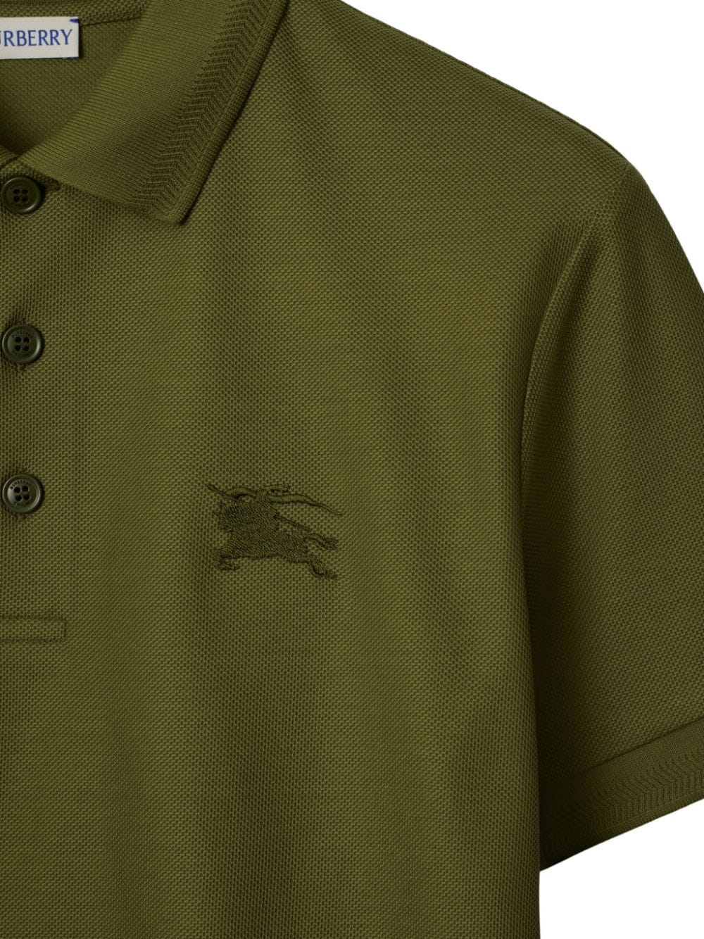 Burberry cotton polo shirt - Groen