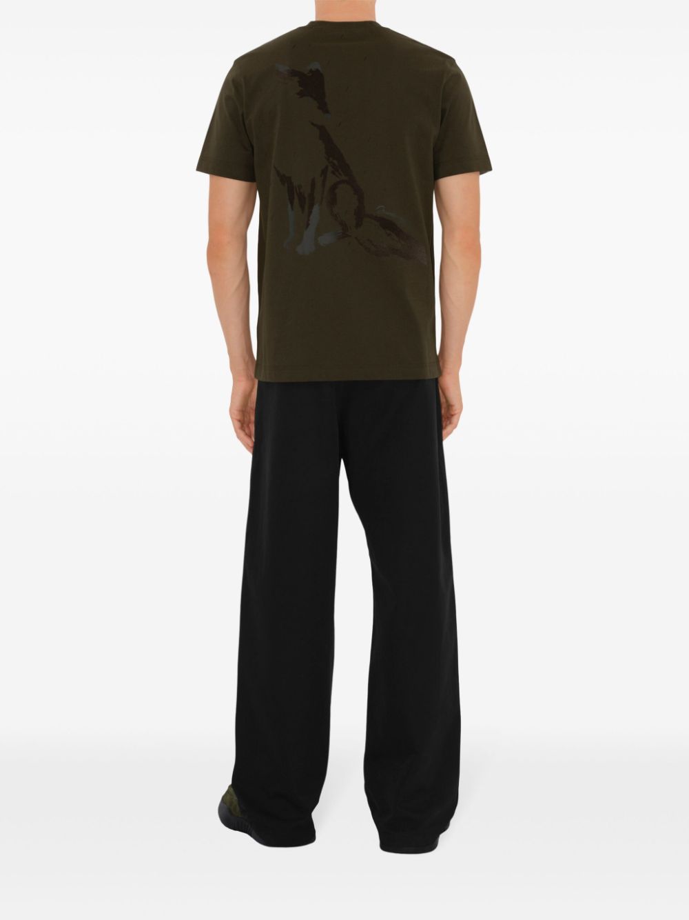 Burberry fox-print cotton T-shirt Men