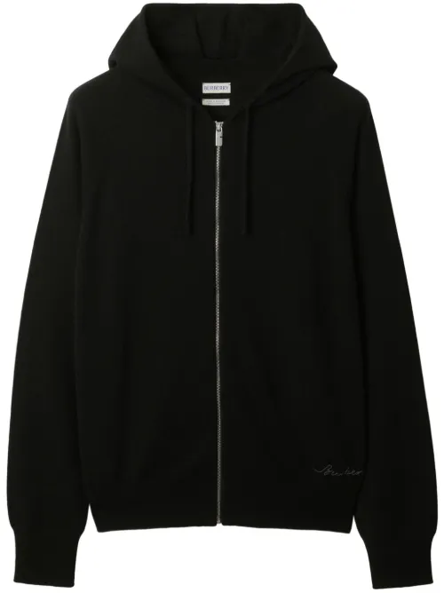 Hoodie zippé en cachemire - Burberry - Modalova