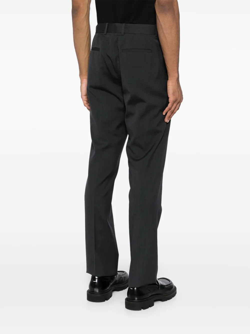 Jil Sander Pantalon met toelopende pijpen Grijs