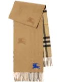 Burberry reversible check cashmere scarf - Neutrals