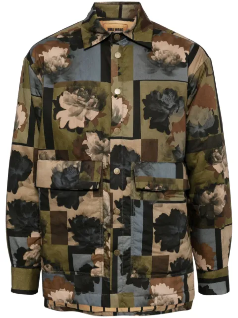 Uma Wang sobrecamisa estampada