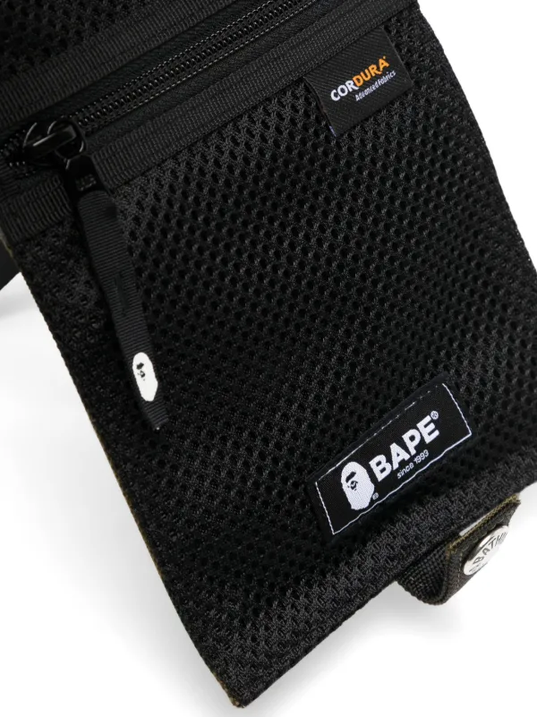 A BATHING APE® カモフラージュ ショルダーバッグ | グリーン