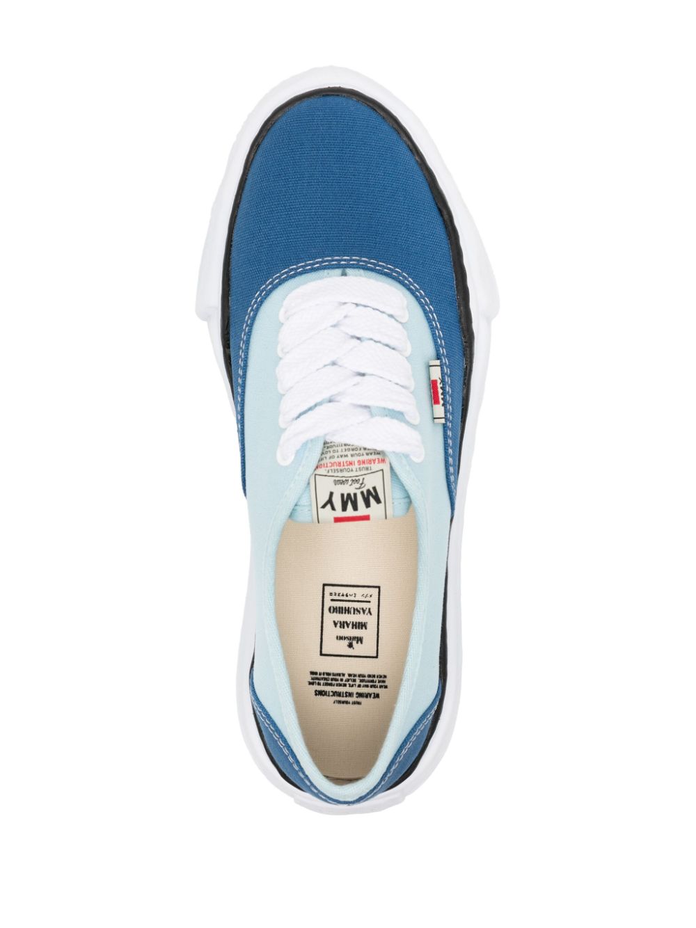 Maison MIHARA YASUHIRO Baker low-top sneakers Blauw