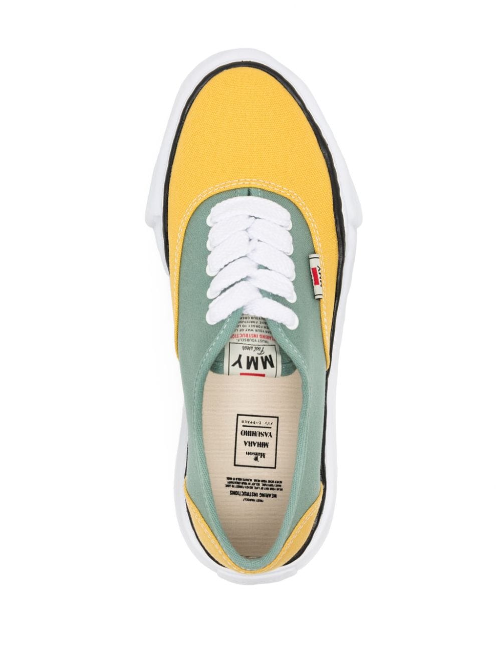 Maison MIHARA YASUHIRO Baker low-top sneakers Groen