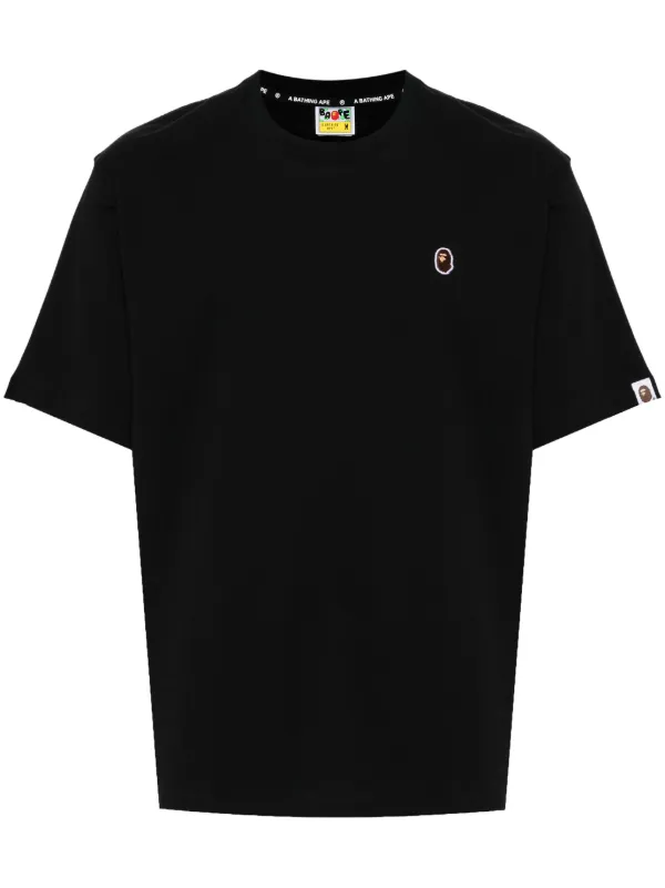 A BATHING APE ロゴ Tシャツ　黒 A BATHING APE® ロゴ Tシャツ | ブラック | FARFETCH JP