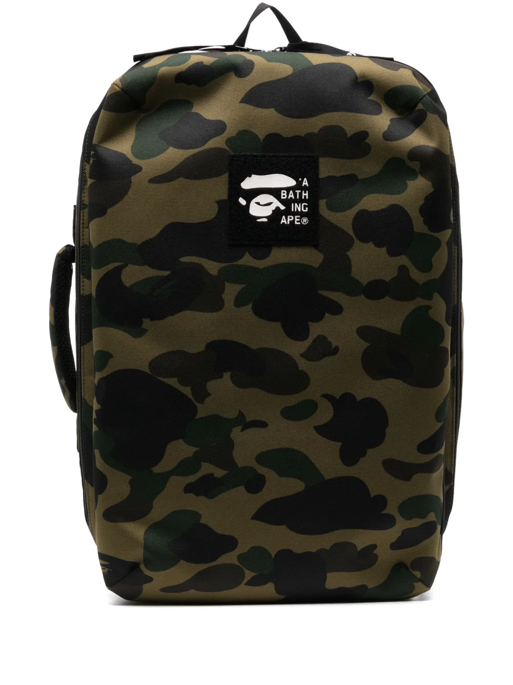 A Bathing Ape Camouflage Cordura Backpack In Brown