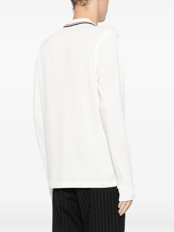 Fred Perry Twin Tipped Polo Shirt | White | FARFETCH IN