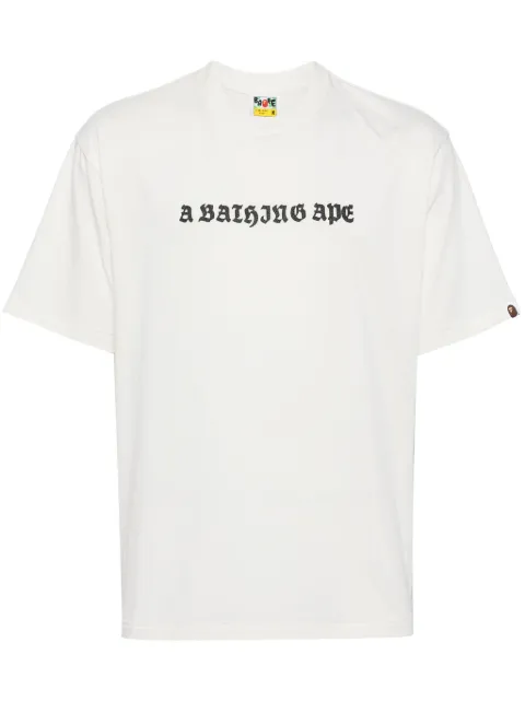 A BATHING APE® logo-printed cotton T-shirt