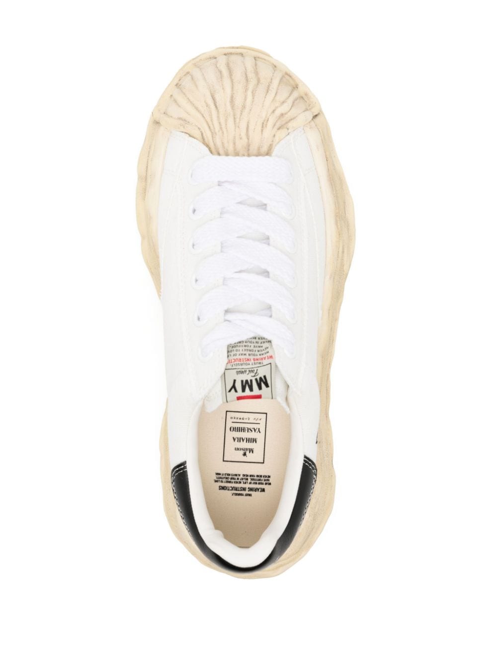 Maison MIHARA YASUHIRO Blakey low-top sneakers Wit