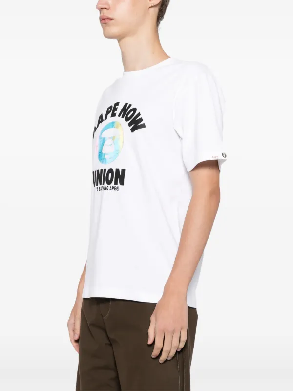 AAPE BY *A BATHING APE® グラフィック Tシャツ | ホワイト | FARFETCH JP