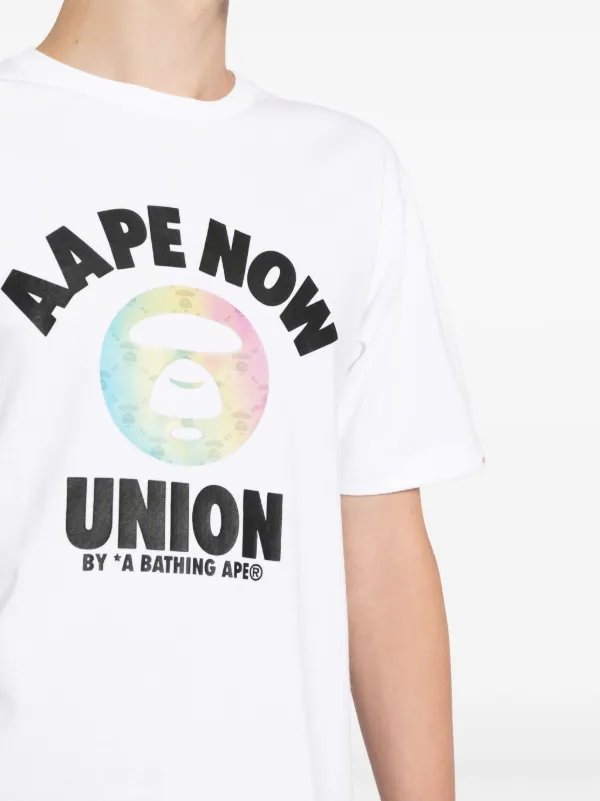 AAPE BY *A BATHING APE® グラフィック Tシャツ | ホワイト | FARFETCH JP