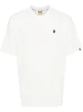A BATHING APE® logo-appliqué cotton T-shirt - White
