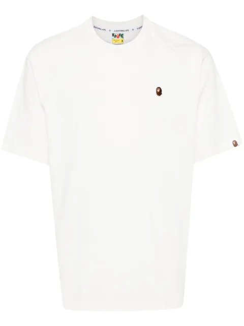 A BATHING APE® logo-appliqué cotton T-shirt