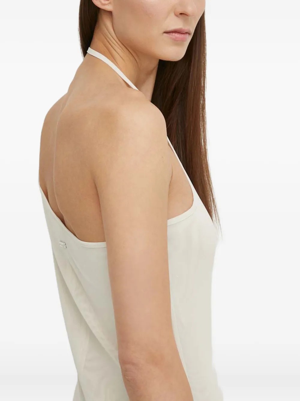 Won Hundred Mouwloze midi-jurk Beige