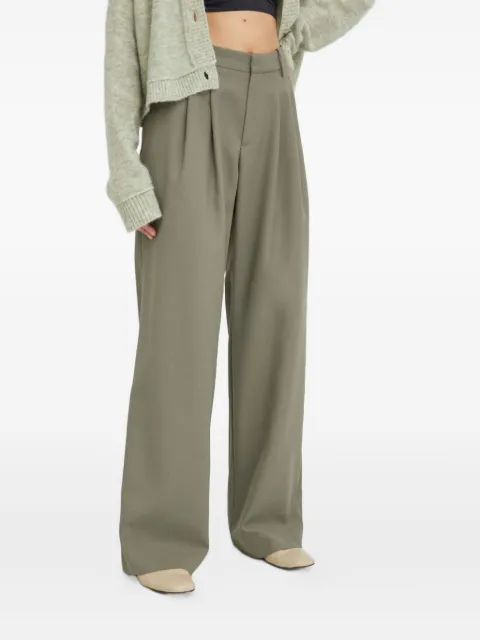 Won Hundred pleated-design trousers
