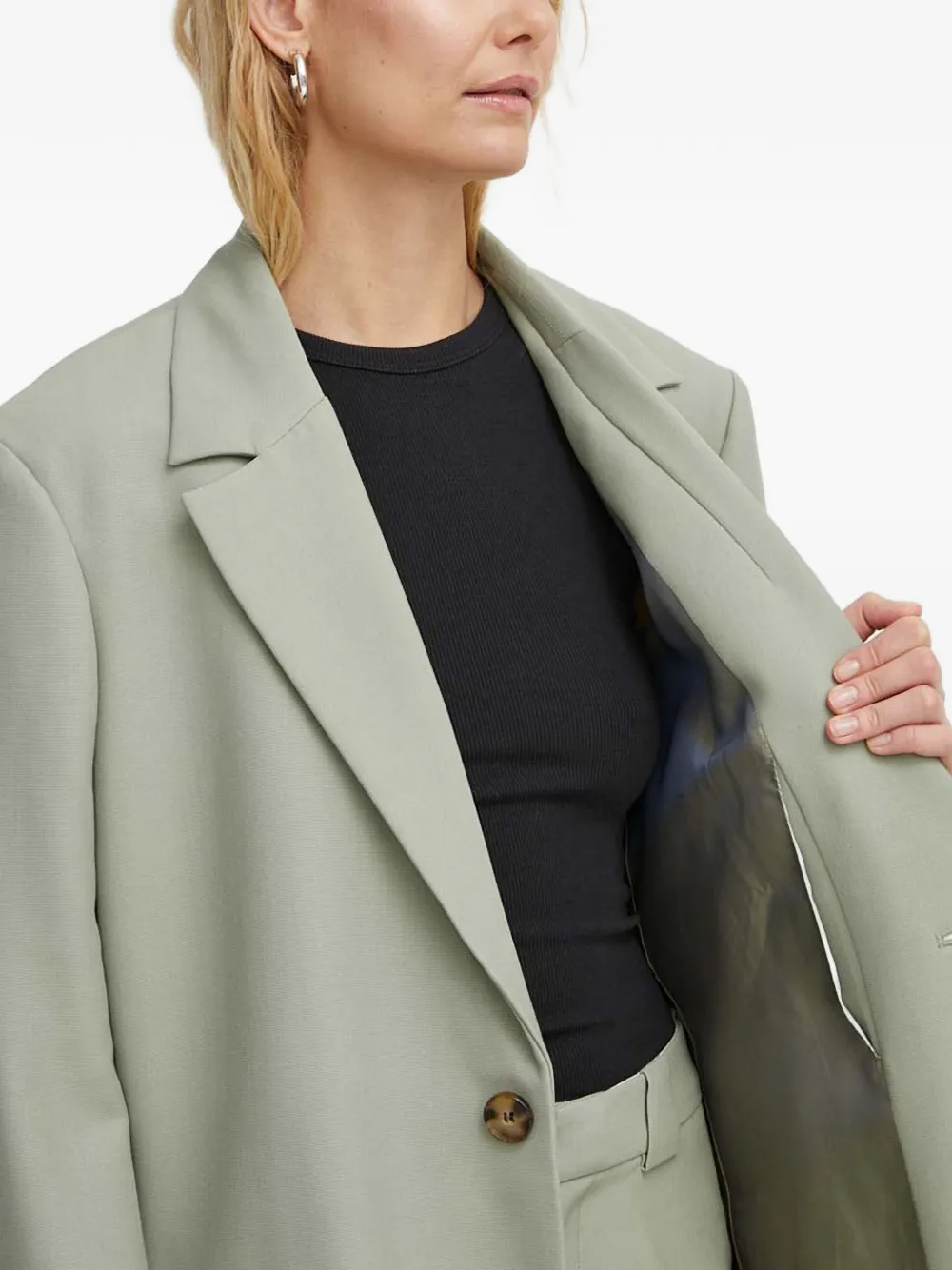 Won Hundred Blazer met zak en knopen Groen