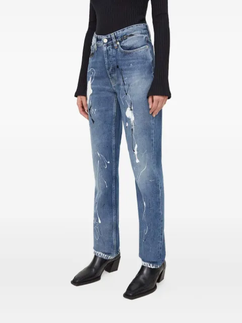 Won Hundred paint-detail jeans