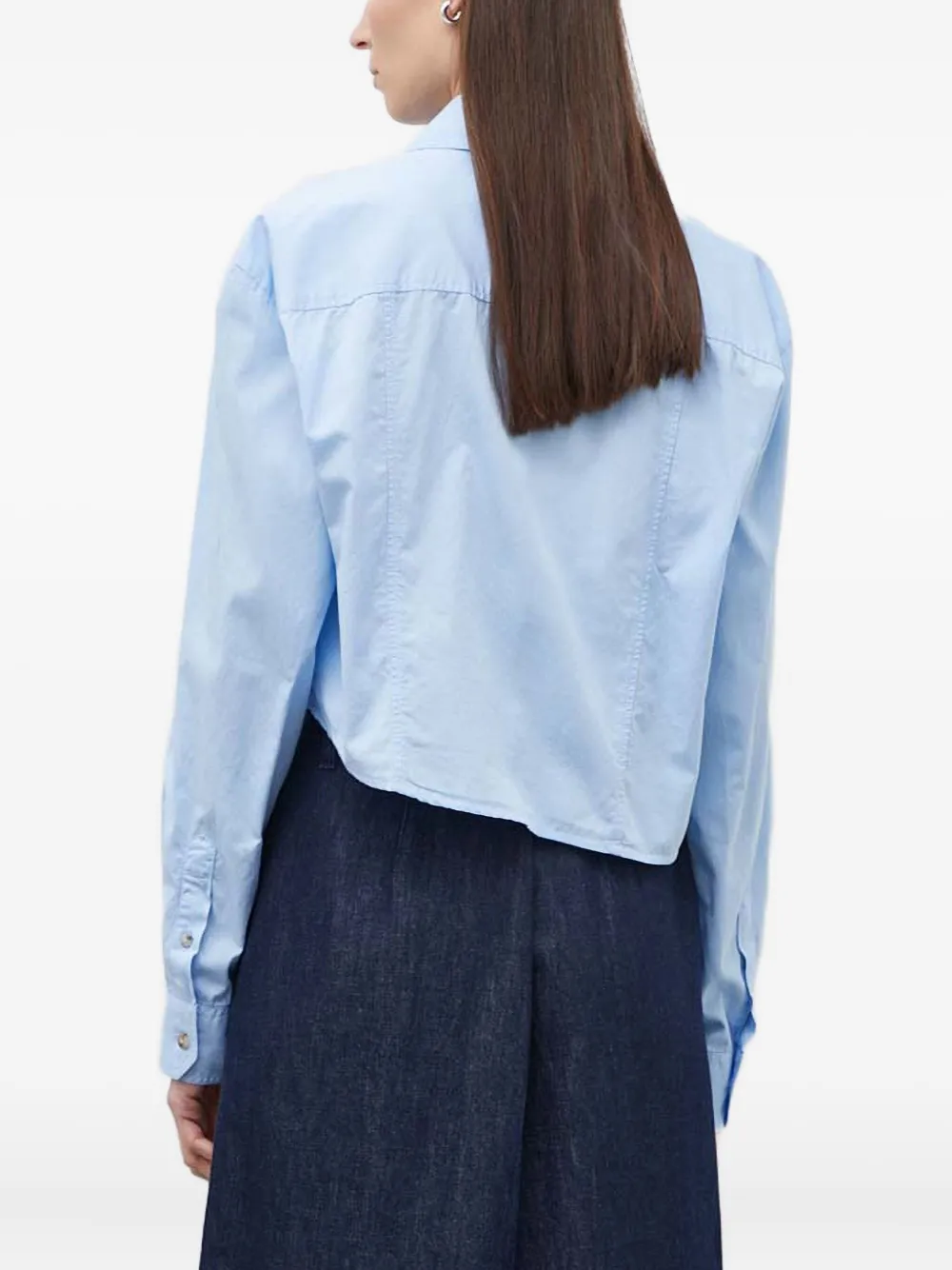 Won Hundred Linnen blouse Blauw