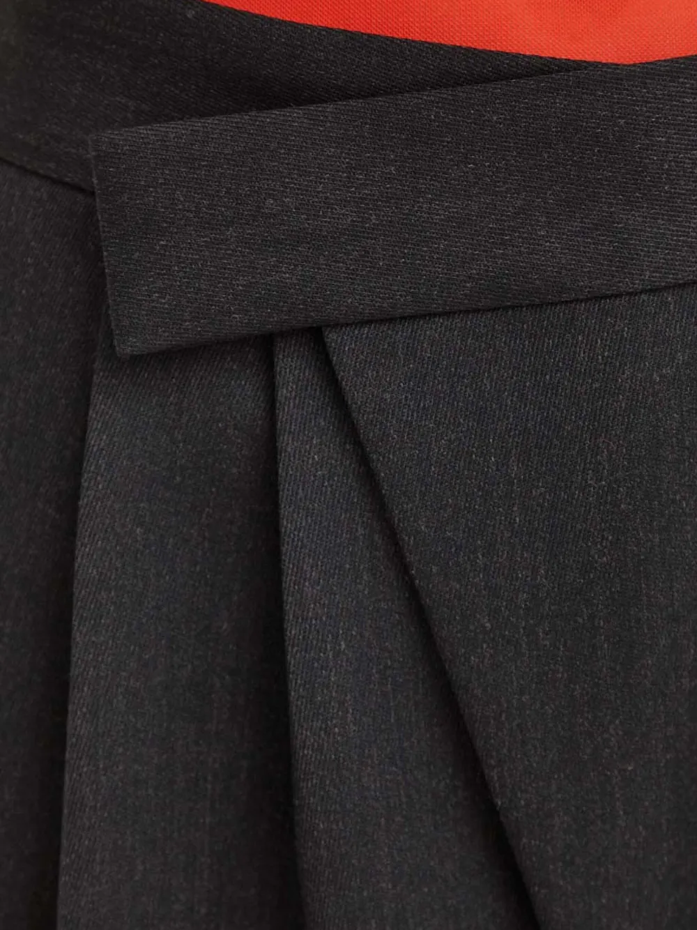 Won Hundred Geplooide broek Zwart
