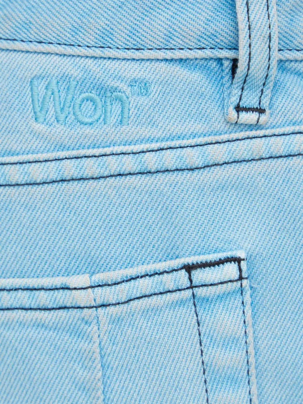Won Hundred Broek met ombré-design Blauw