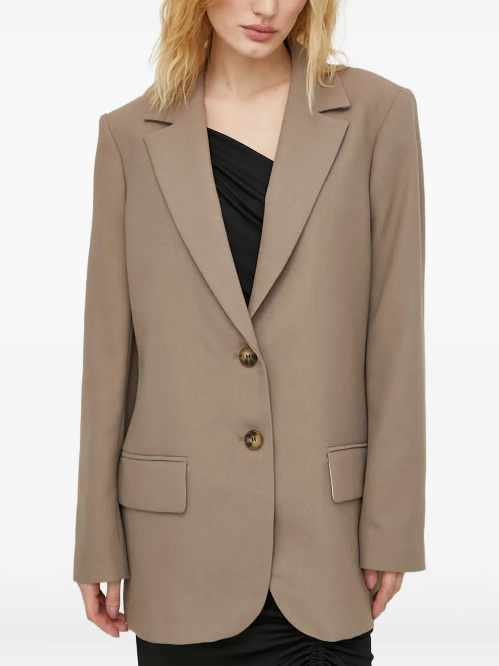 Won Hundred button-fastening blazer | Neutrals | Image 1