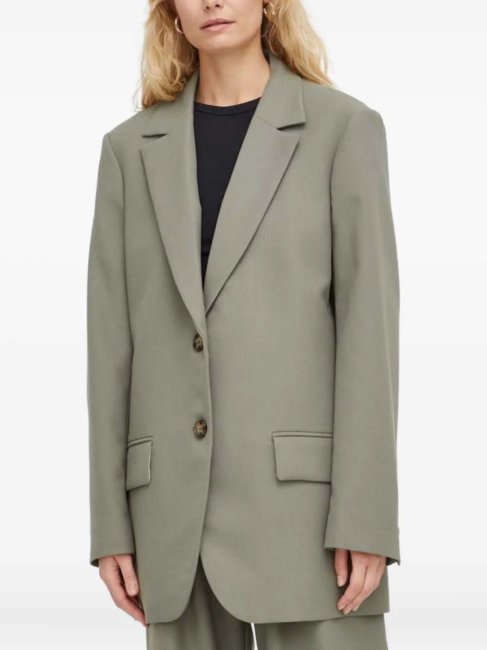 Won Hundred buttoned-fastening blazer | Green | Image 1