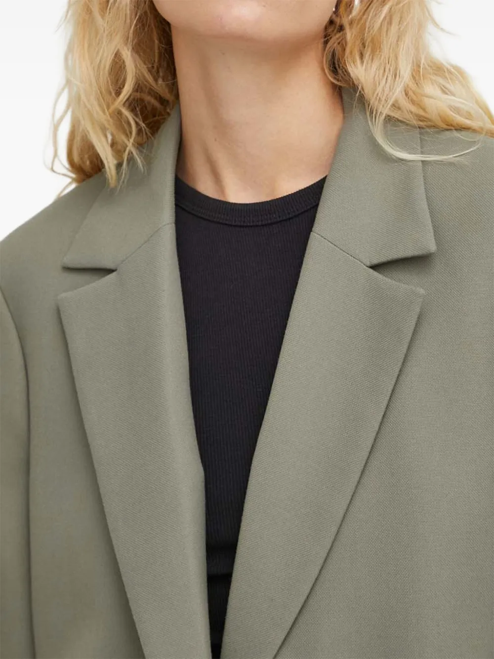 Won Hundred Blazer met knoopsluiting Groen