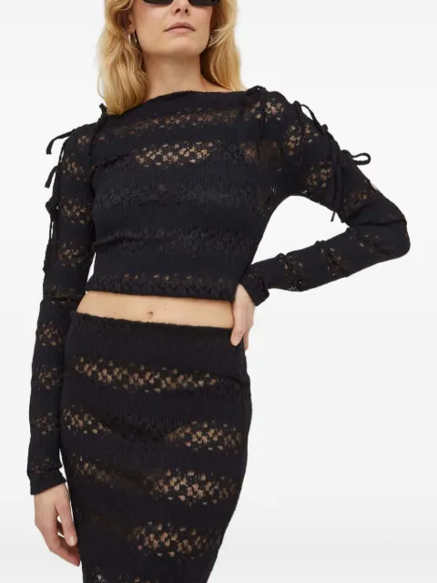Won Hundred tie-detail top