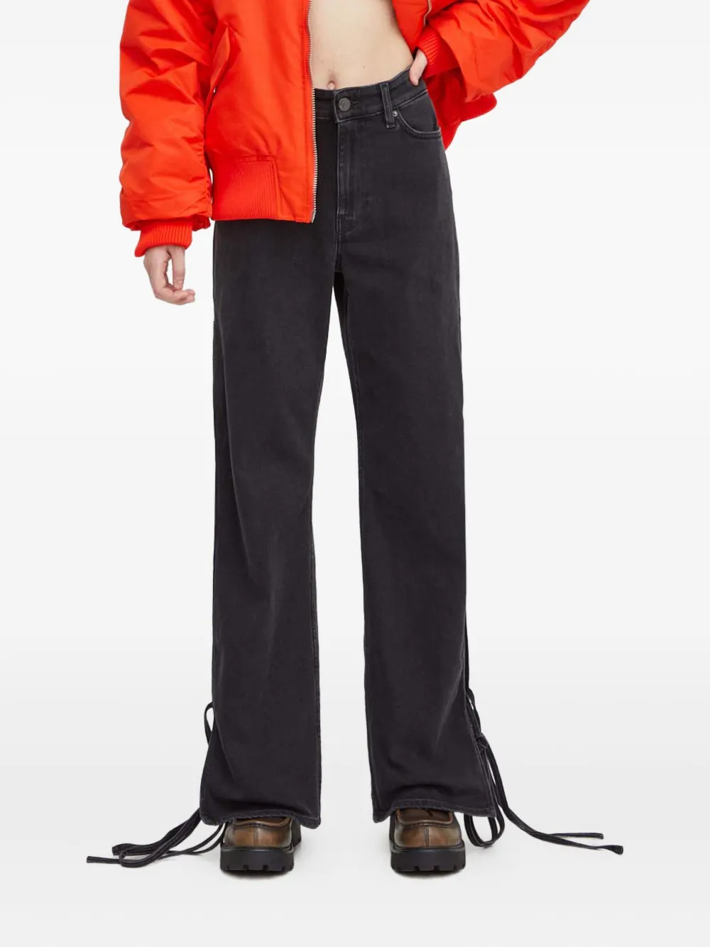 Won Hundred split-tie trousers | Grey | Image 1