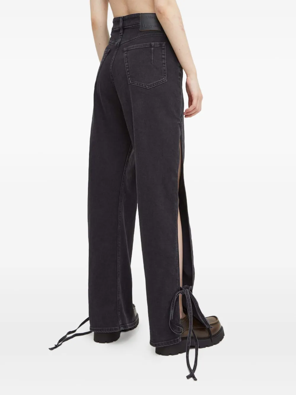 Won Hundred Broek met gespleten strik Grijs