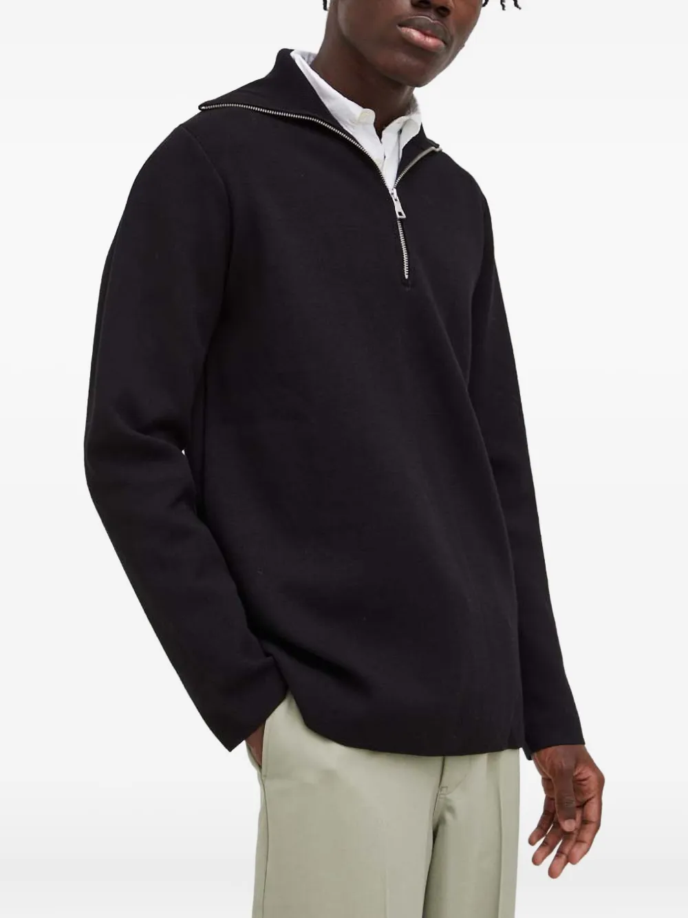 Won Hundred zip-detail sweater | Black | Image 1