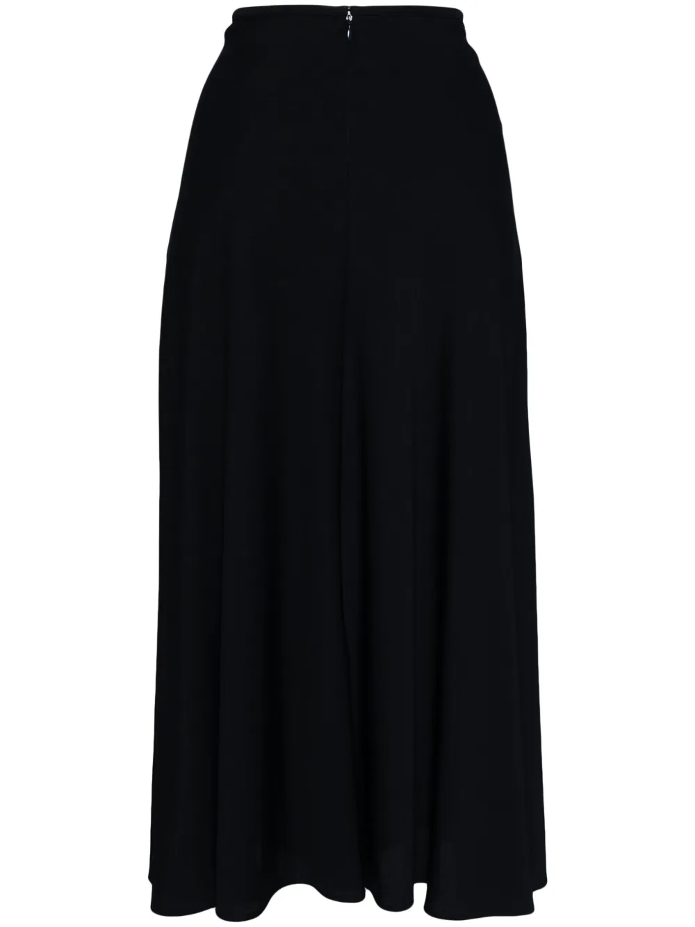 Jil Sander Flared Midi Skirt In 401 Navy