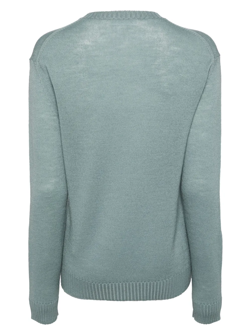 Jil Sander Wollen trui met ronde hals - 441 MINERAL