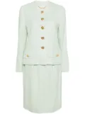 Celine Pre-Owned collarless suit - Green