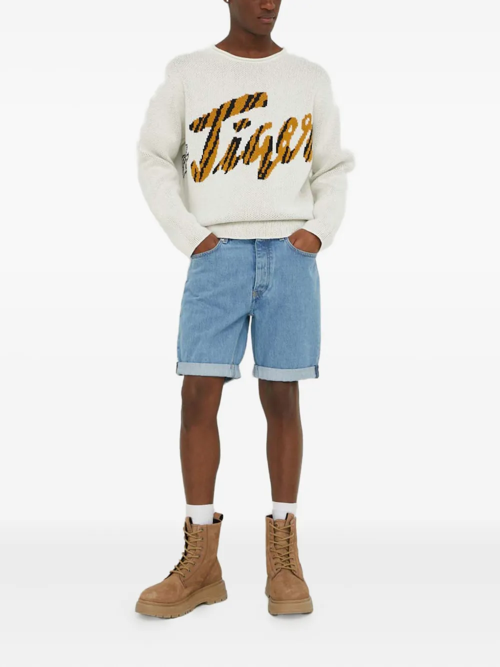 Won Hundred cuffed-hem shorts | Denim Shorts | Image 2