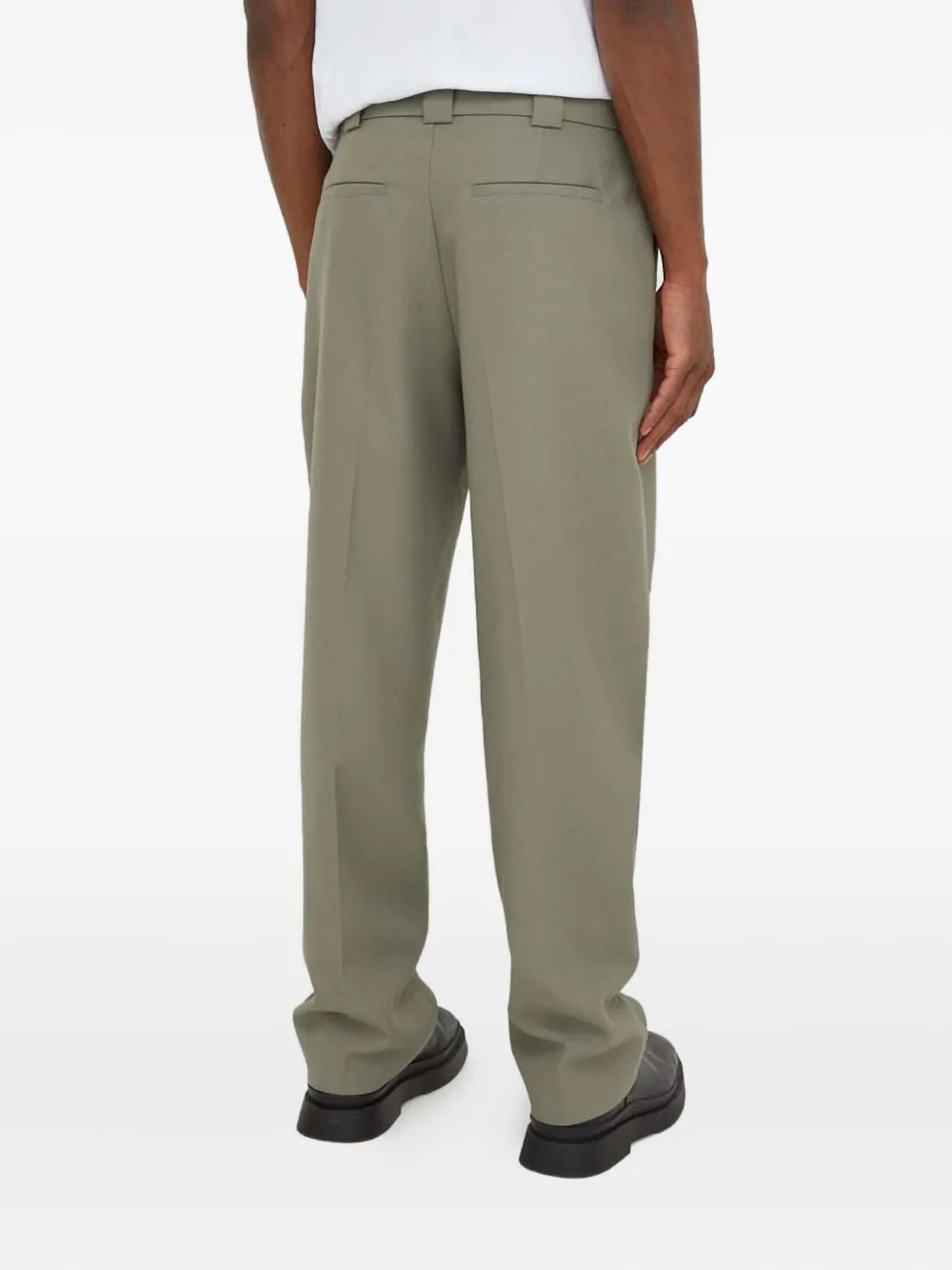  Won Hundred Pleated-design Trousers - Green 
