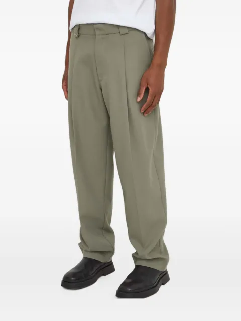 Won Hundred pleated-design trousers