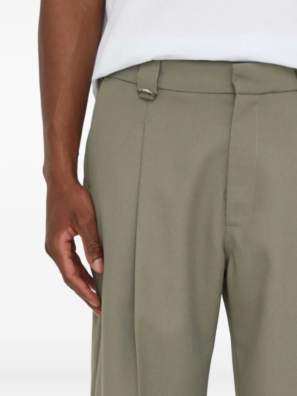 Won Hundred Geplooide broek Groen