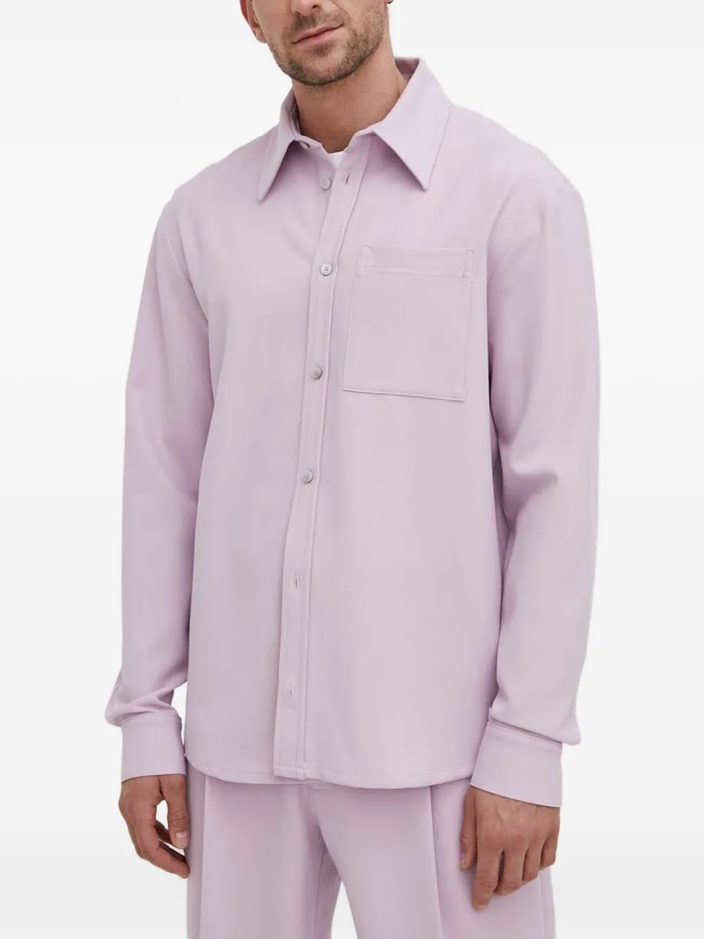 Won Hundred Camicia con taschino | viola | Image 1