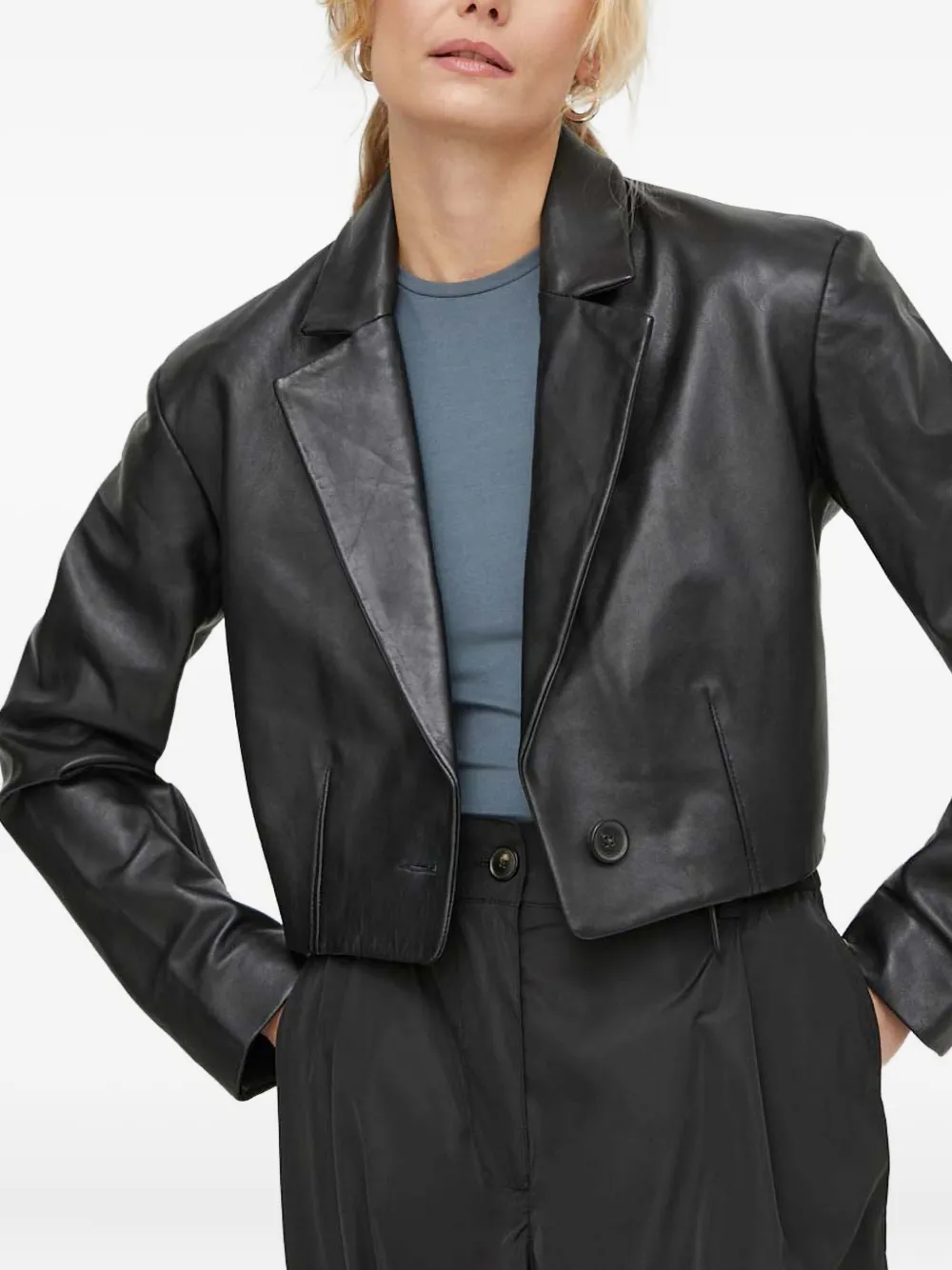 Won Hundred Button-up Jacket In Black