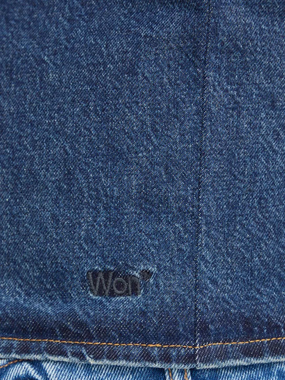 Won Hundred Strapless top met gestrikte rug Blauw